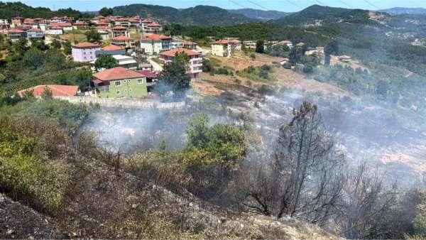 Zonguldak'ta OSB İçinde Orman Yangını