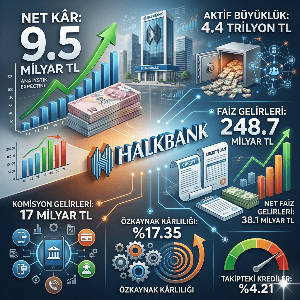 Halkbank İlk Çeyrekte Beklentileri Aştı: 9,5 Milyar TL Net Kârla Güçlü Başlangıç