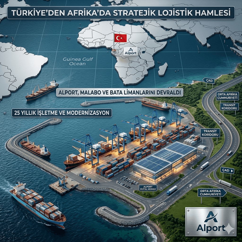 Türkiye’den Afrika’da Stratejik Lojistik Hamlesi: Alport Malabo ve Bata Limanlarını Devraldı. Küresel Ticarette Güç Dengeleri Değişiyor